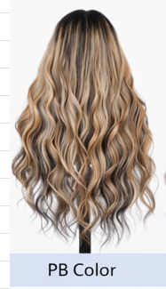 Ombre Frost Brown 24' Glueless Lace Front Wig Body Wave Brazilian Human Hair
