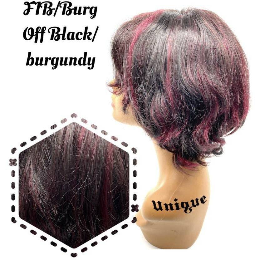Unique's 100% Human Hair Full Wig / Style "W"