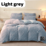 Butterfly Geometric Comforter Light Grey